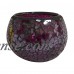Purple Glass Mosaic Candle Holder;Product Size: 4x4x3   570808444